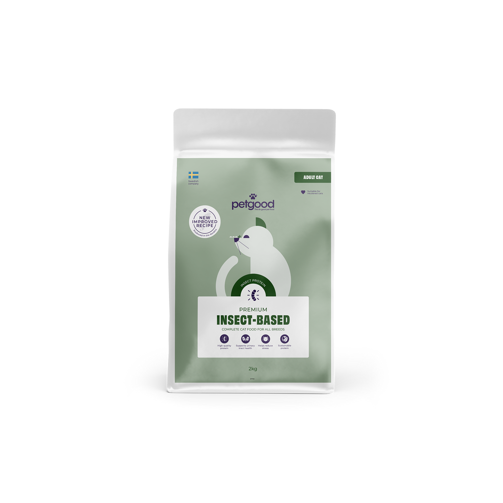 Insect-based adult cat food - 2kg