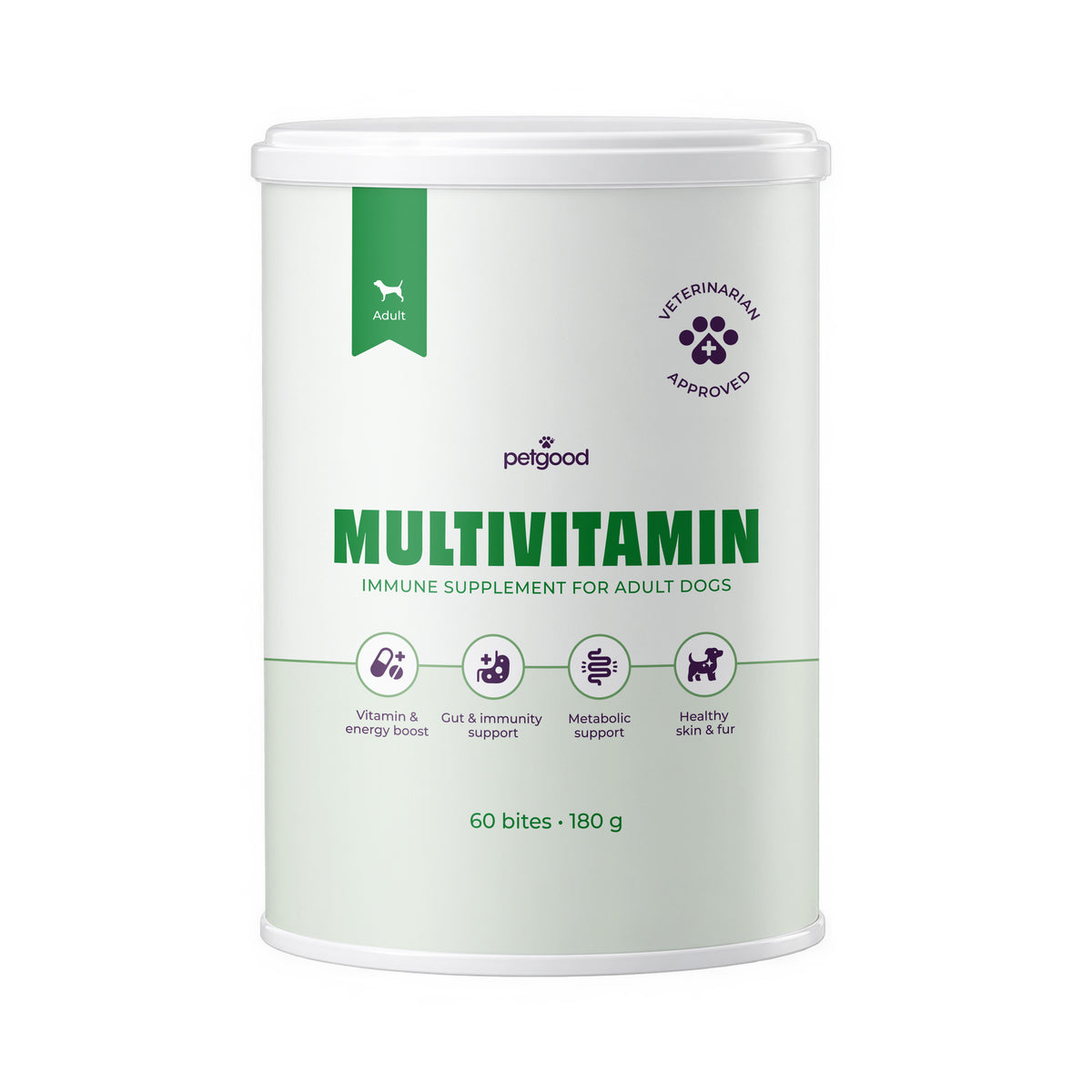 Petgood Multivitamin Vuxen - insektsbaserat kosttillskott för hundar