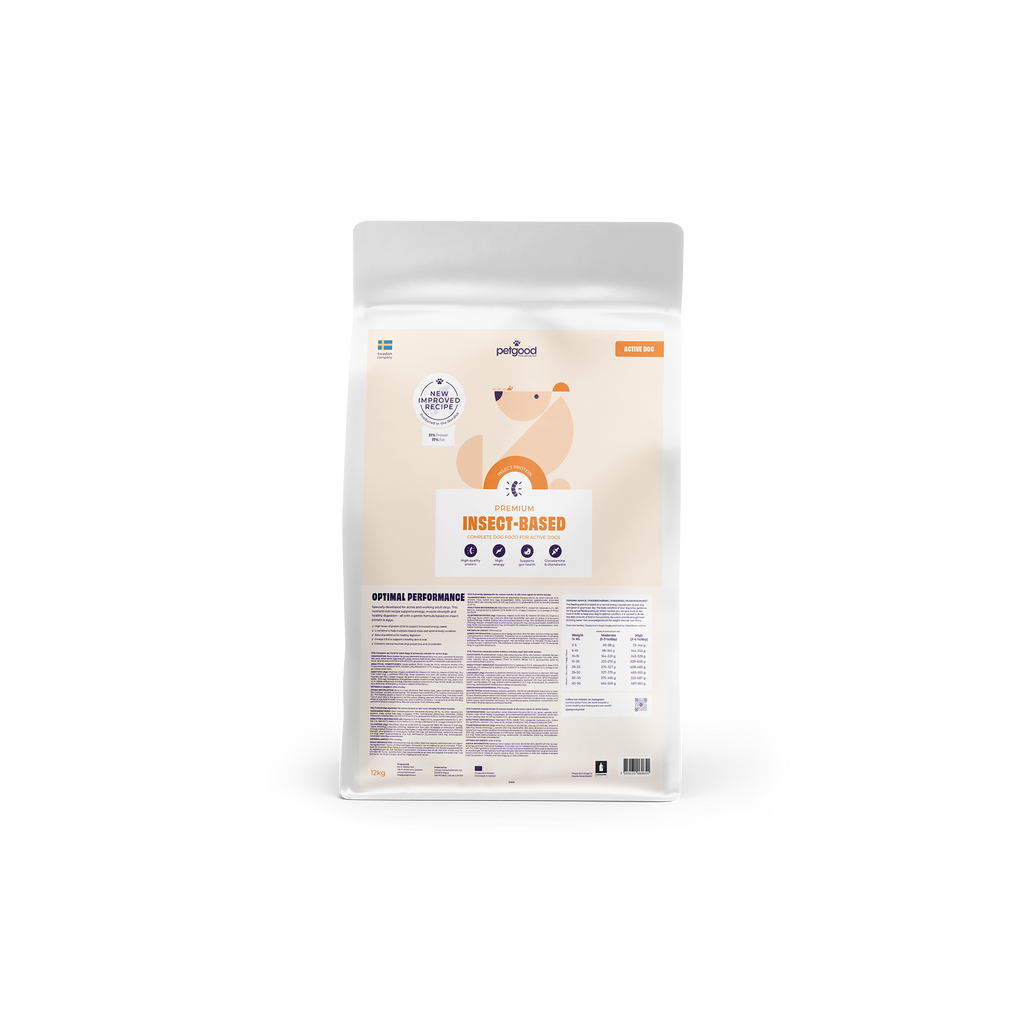 Insect-based Premium - Complete Feed Active Dog, 12kg