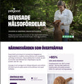 WH: Petgood bevisade hälsofördelar flyer