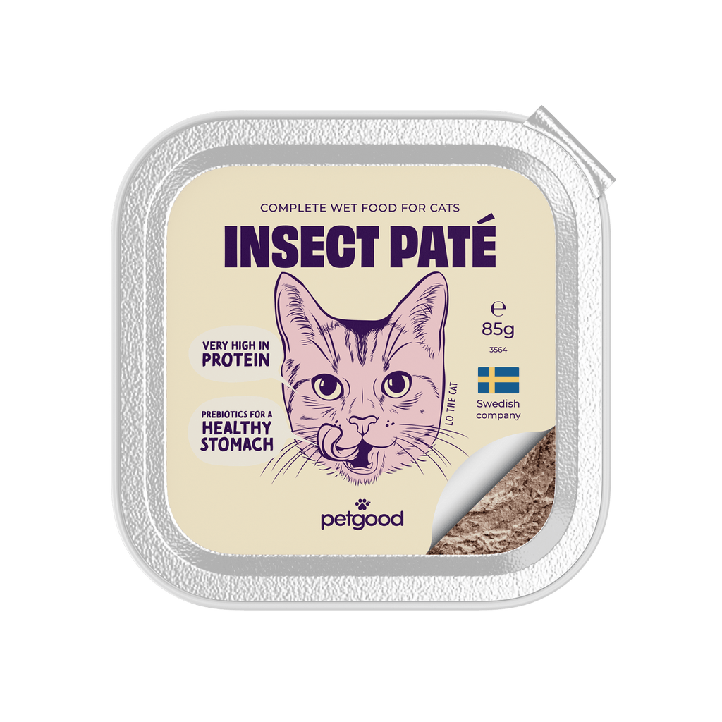 Insect paté wet food - cat - 85g