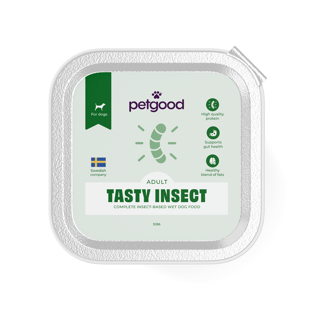 Insekts-paté våtfoder - hund