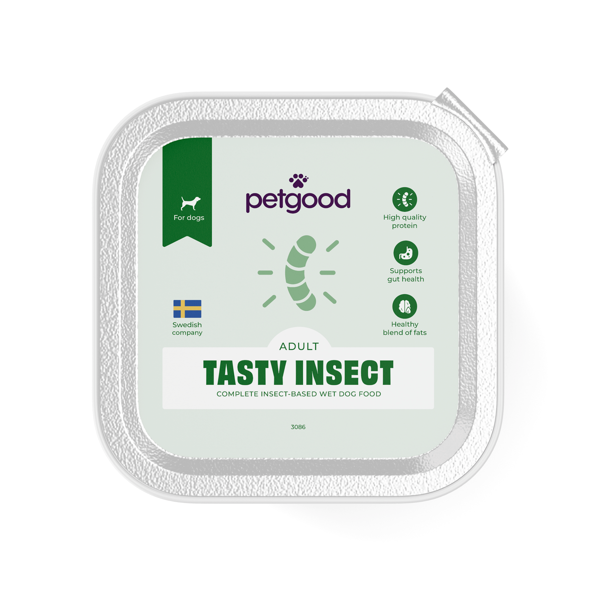 Insekts-paté våtfoder - hund