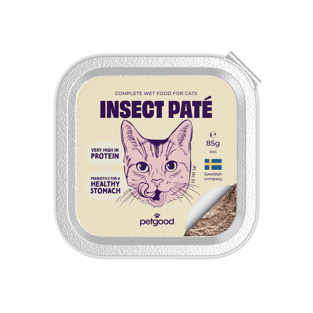 Insect paté wet food - cat - 85g