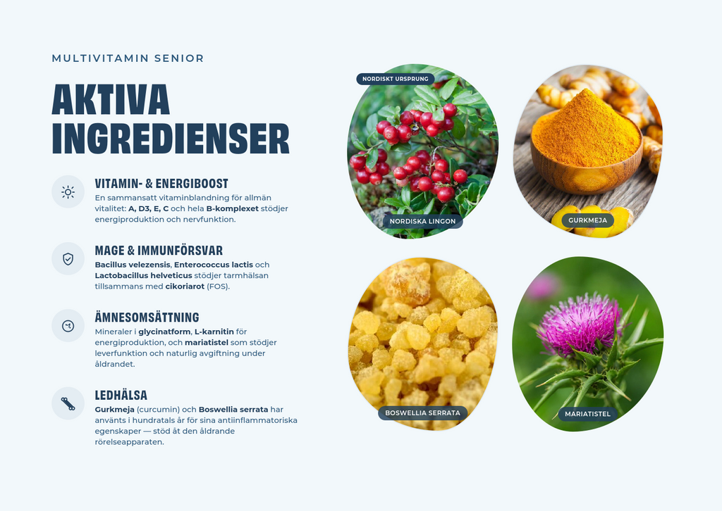 Petgood Multivitamin Senior - insektsbaserat kosttillskott för hundar