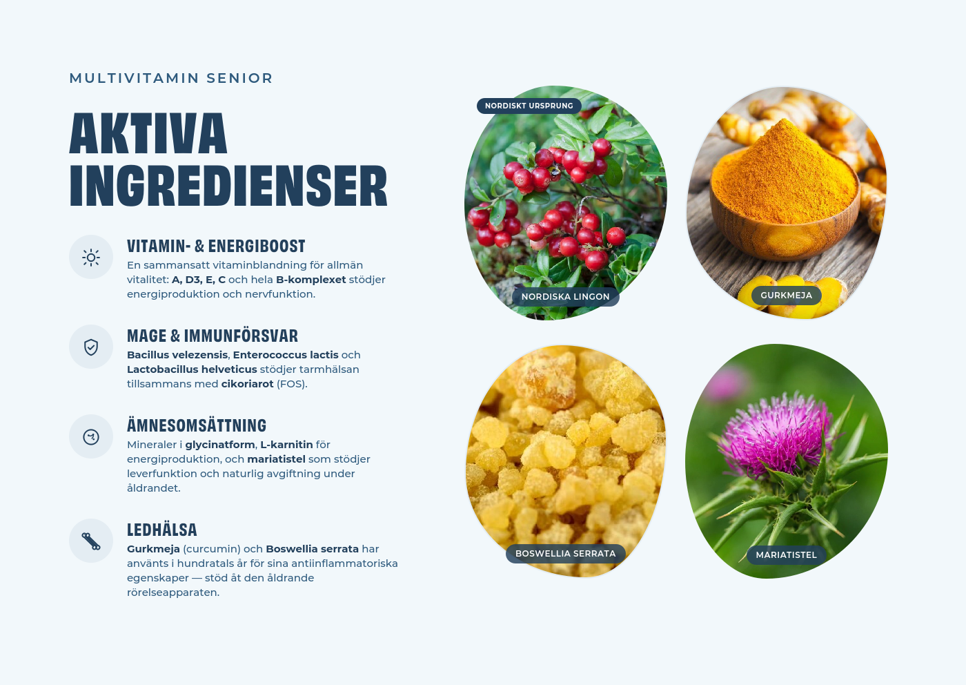 Petgood Multivitamin Senior - insektsbaserat kosttillskott för hundar